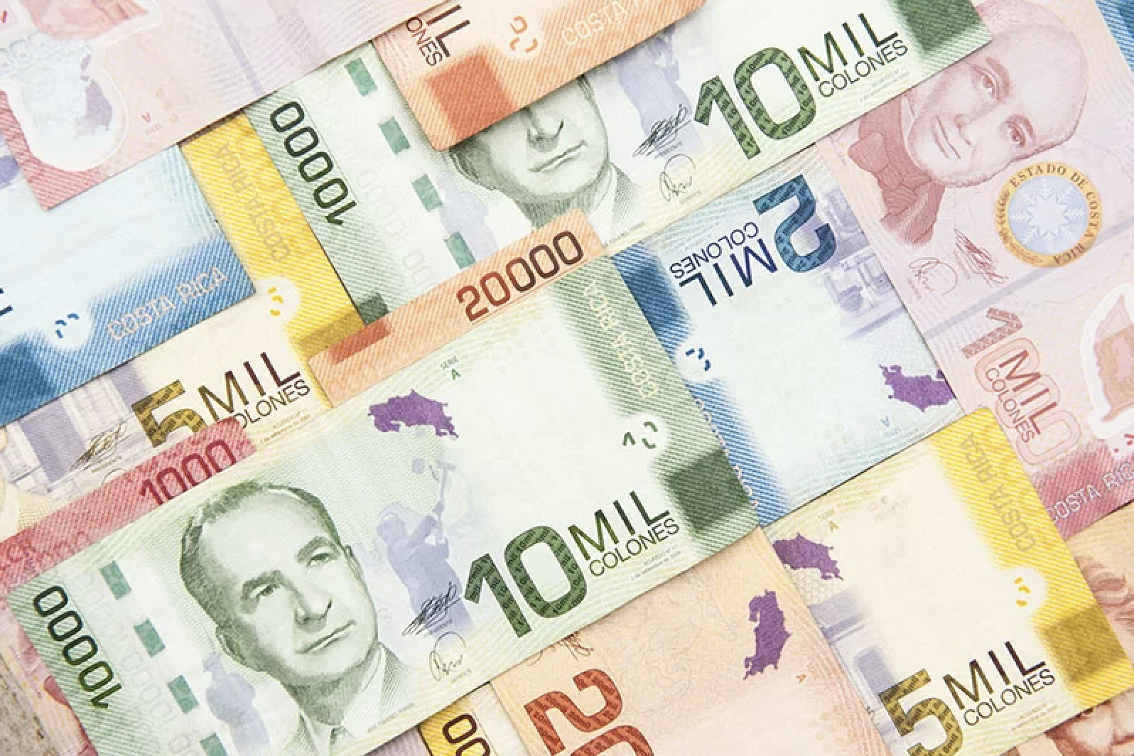 Les billets du Costa Rica