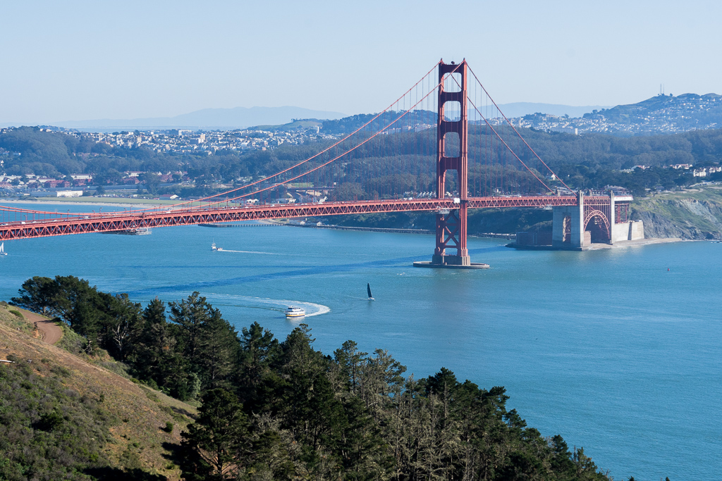 Le fameux Golden Gate Bridge