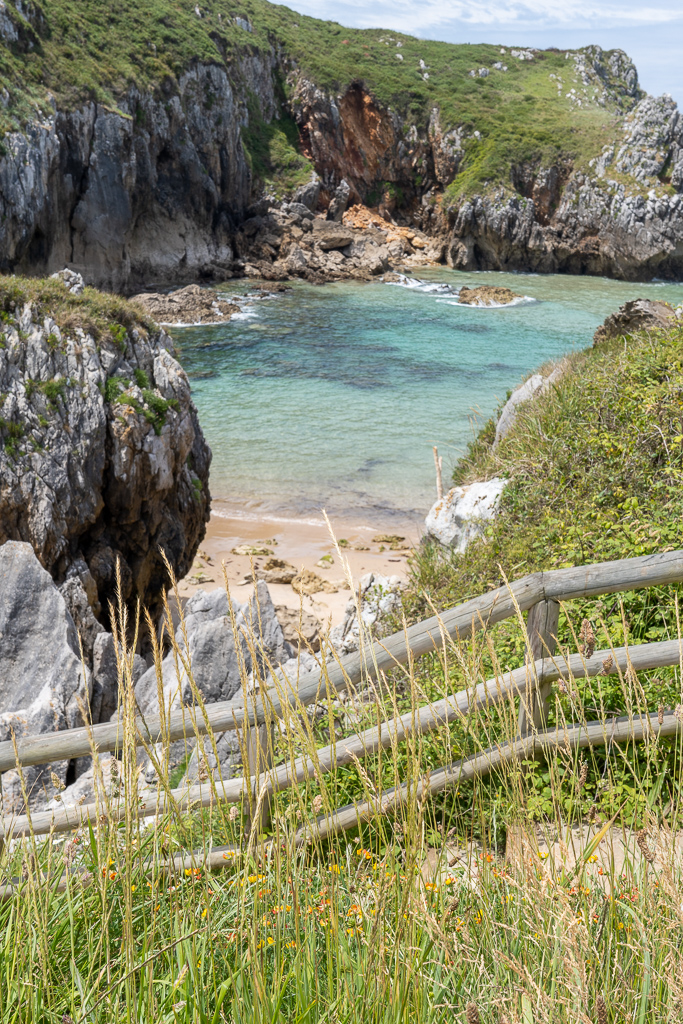 Une plage très sympa typique des Asturies